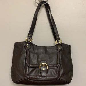 EUC Coach Mahogany Campbell Leather Tote